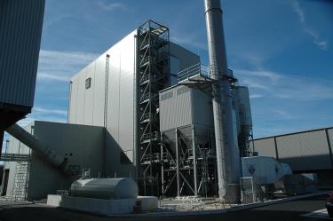 WWEP kraftværket har en AET biomassekedel
